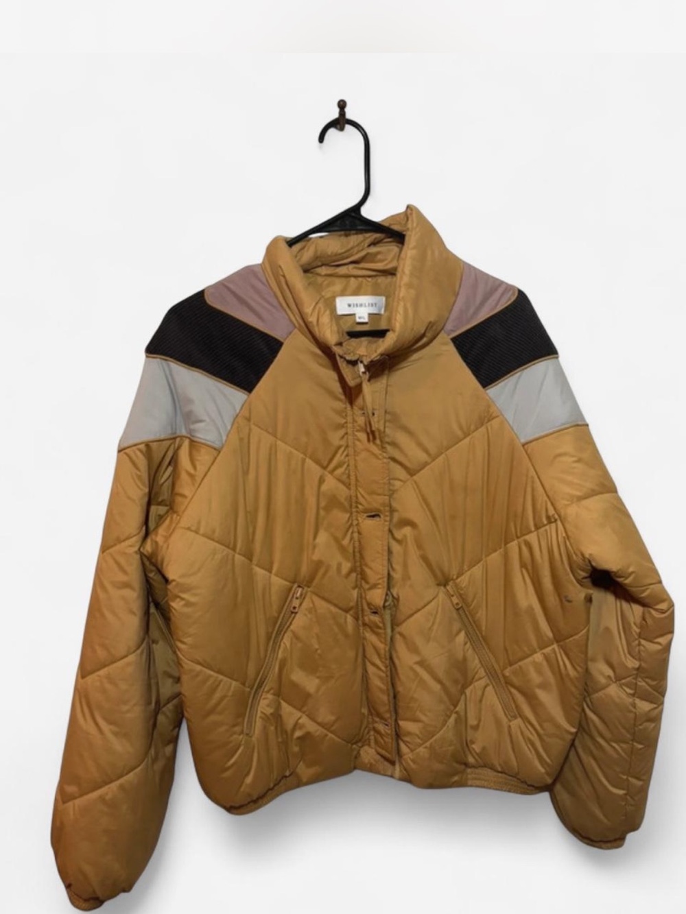 Wishlist 70s  Colorblock Puffer Jacket